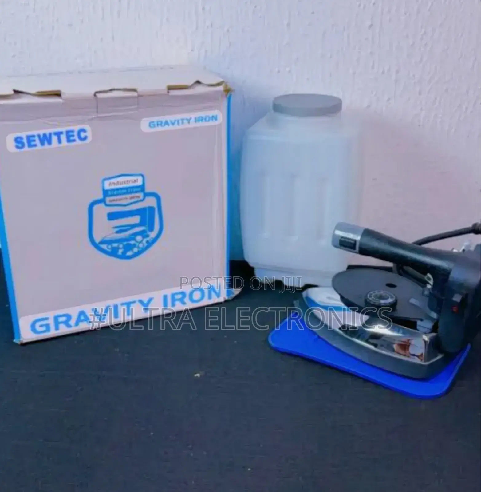 Steam Iron Sewtec Industrial Gravity Steam Iron, Professional Garment