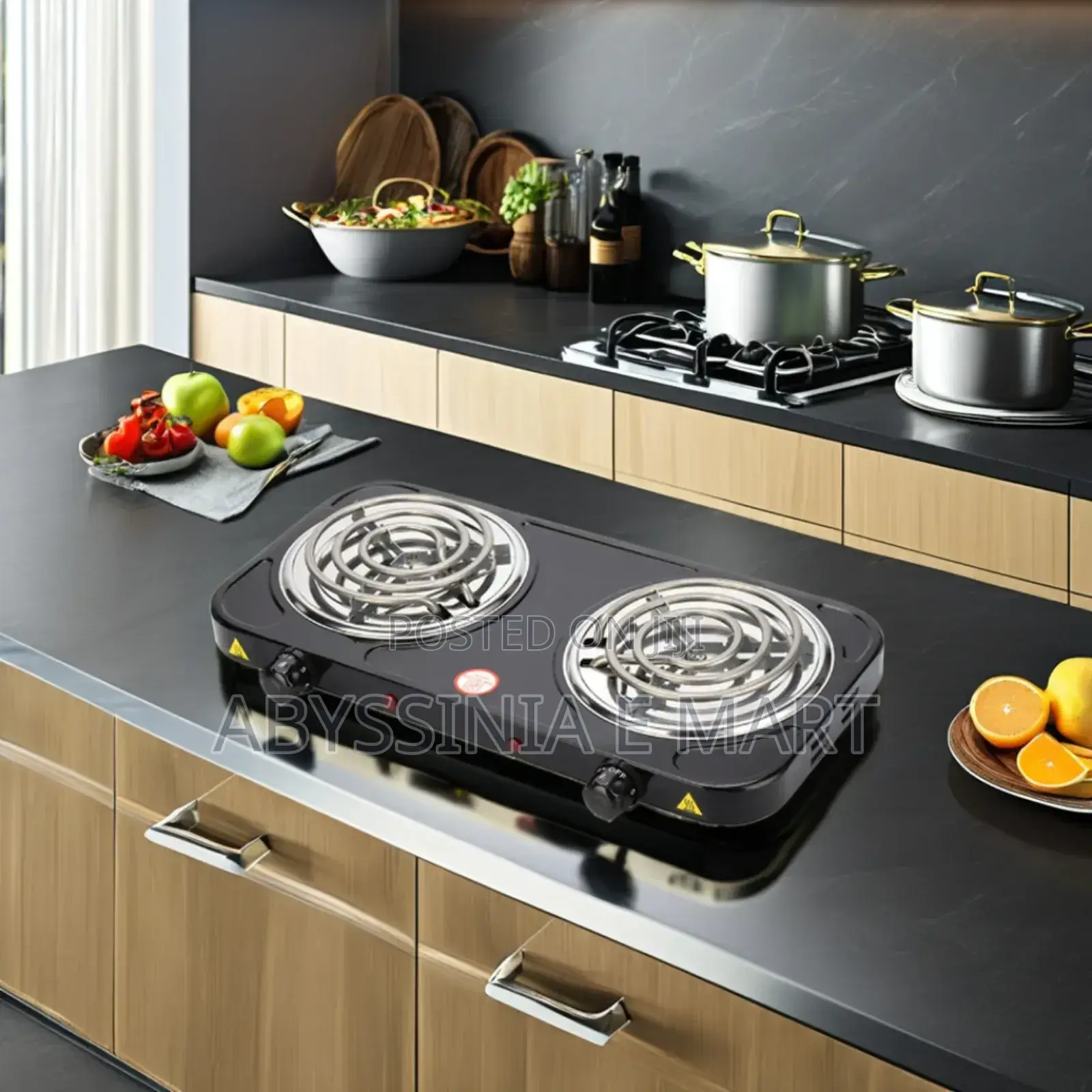 Sonika Hot Plate ባለሁለት ምድጃ ስቶቭ!