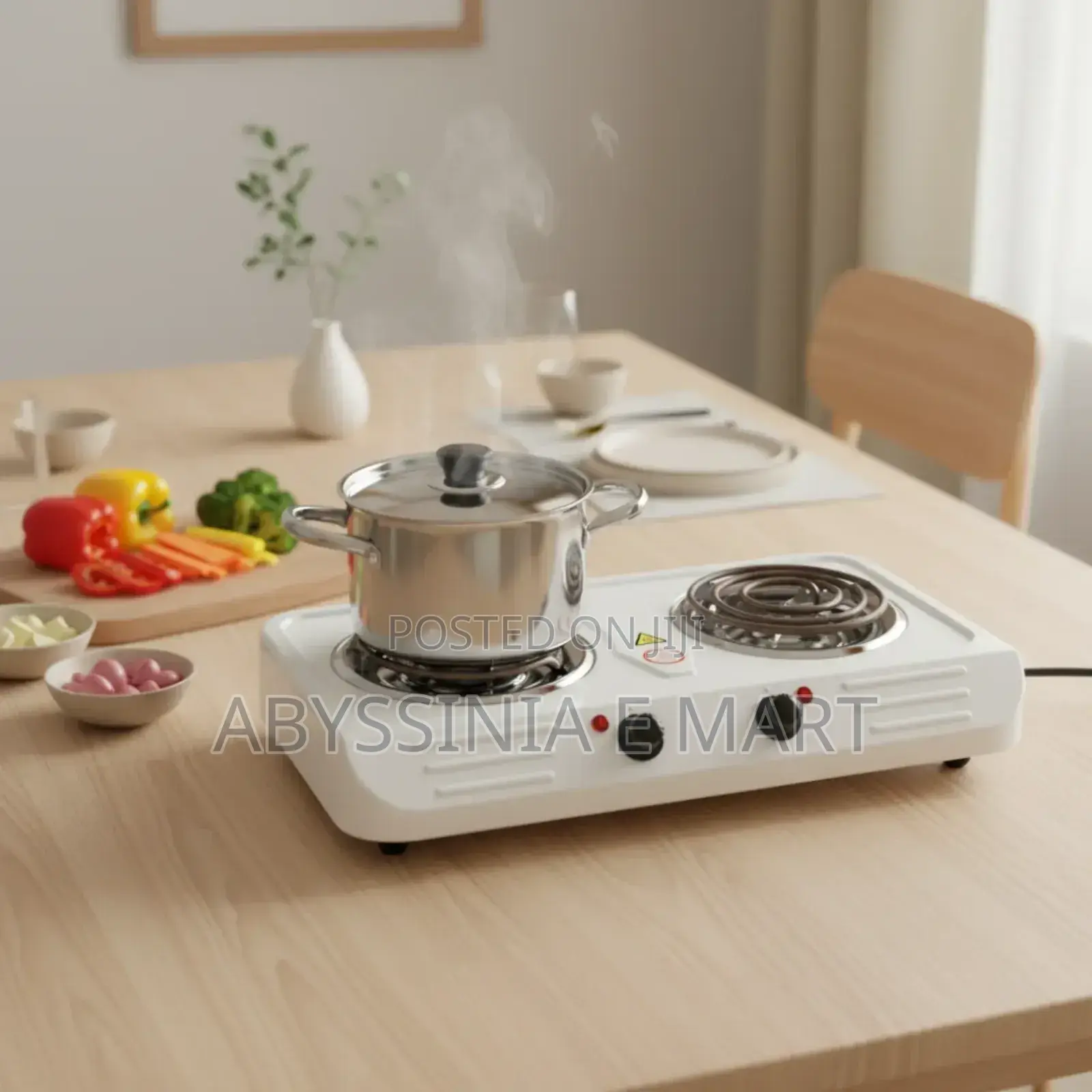 Sonika Hot Plate ባለሁለት ምድጃ ስቶቭ!