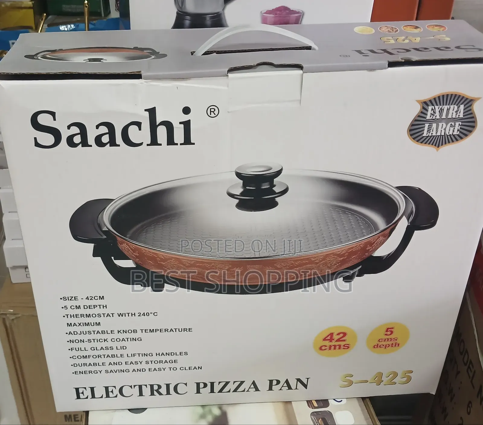 Saachi Pizza Pan 42 Cm Pizza Maker 42 Cm