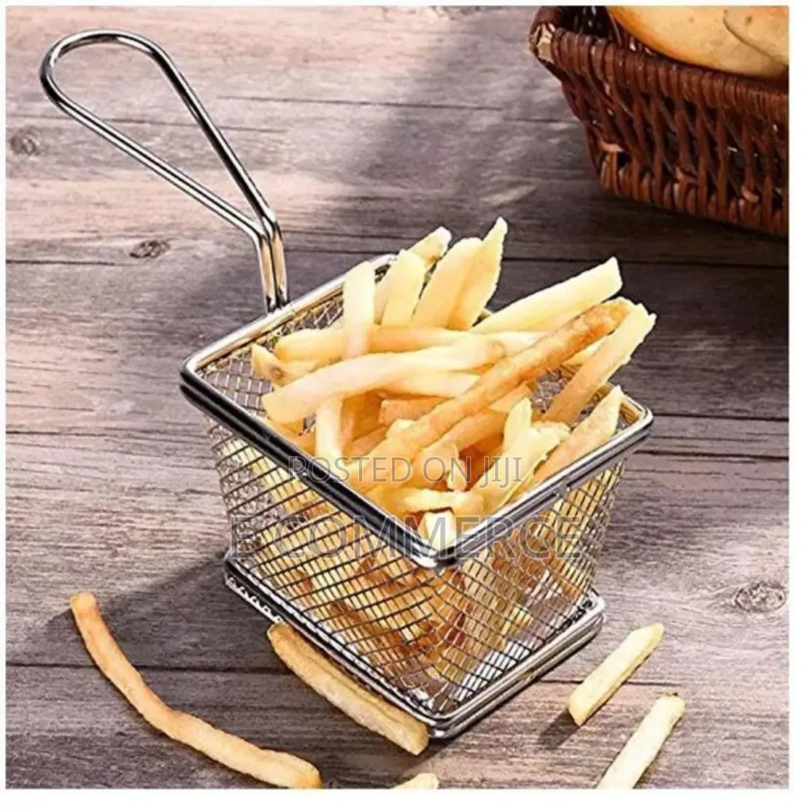 French Fries Stainless Steel Mini Basket