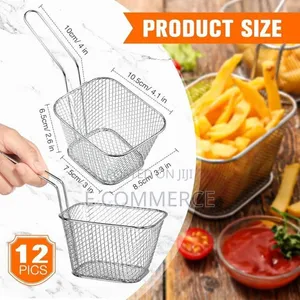 French Fries Stainless Steel Mini Basket