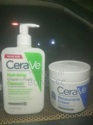 Cerave Hydrating Cleanser and Moisturing Cream