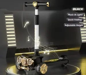 3 Wheel Kick Scooter for Kids Boys Girls | Flashing Led Light Up Wheel