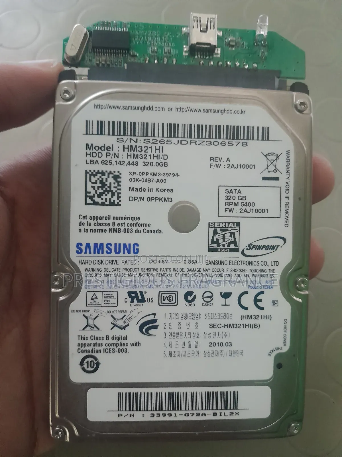 320 Gb Hard Disk