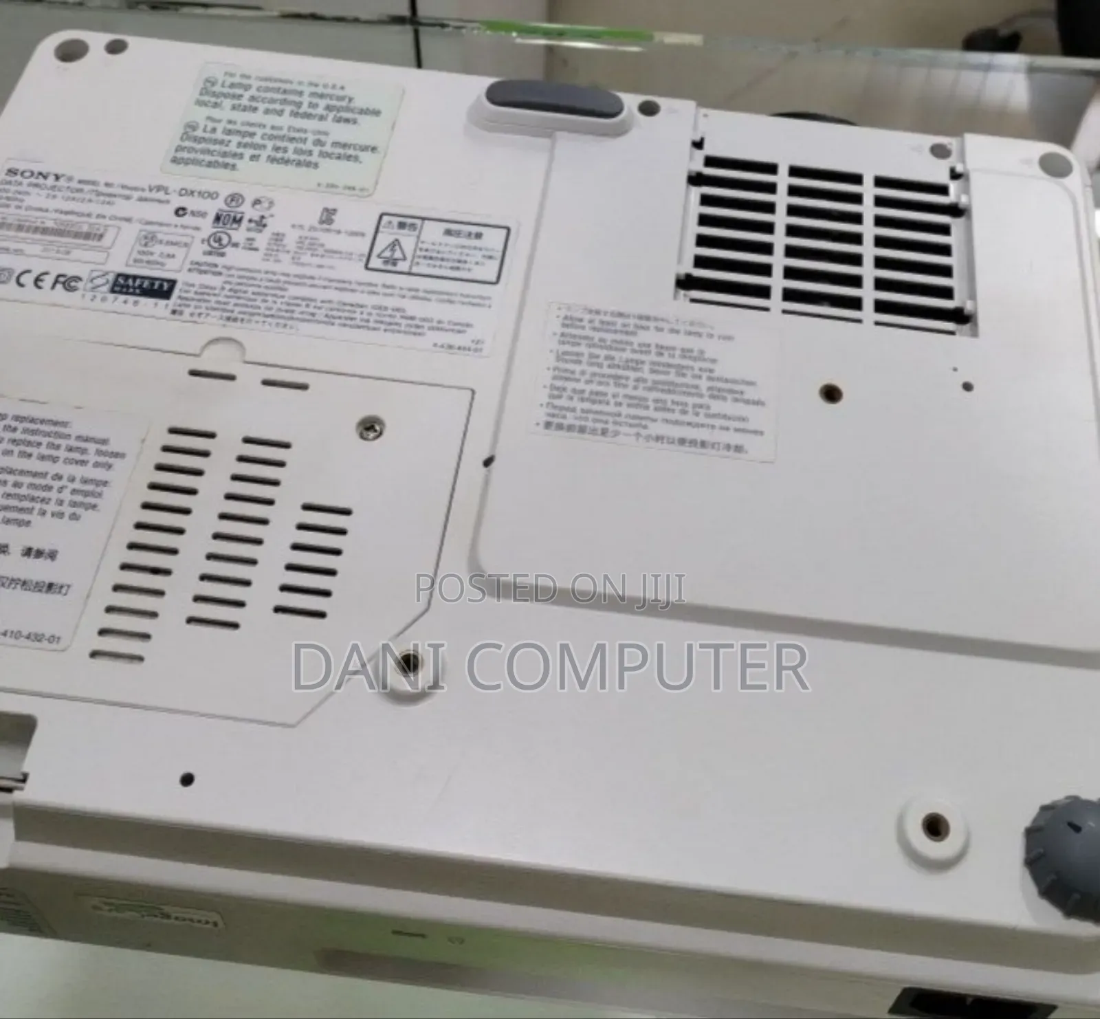 Sony Projector Model Name VPL-Dx100 Hardware Interface Vga, H