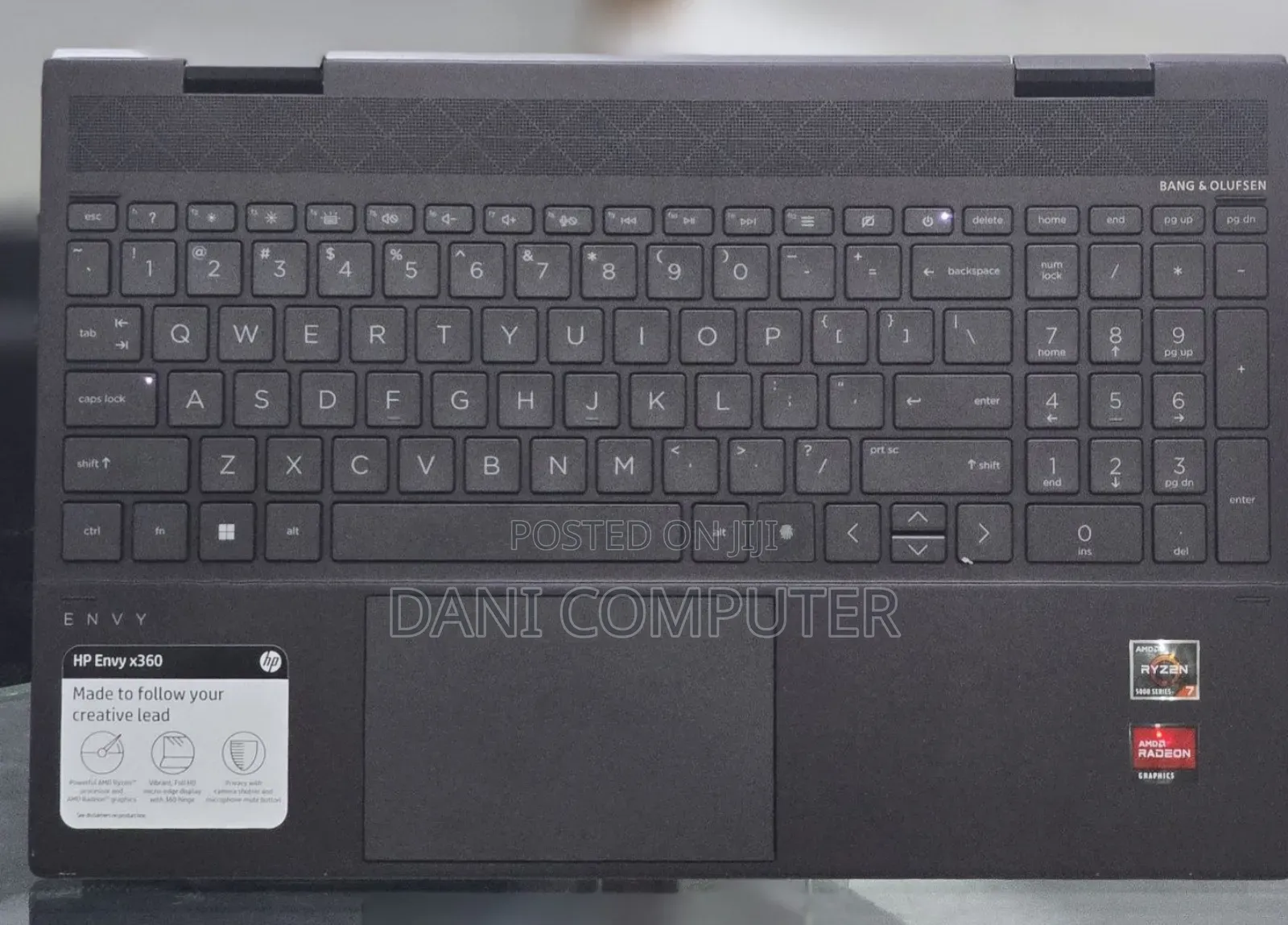 New Laptop HP Envy x360 16GB AMD Ryzen 7 SSD 512GB