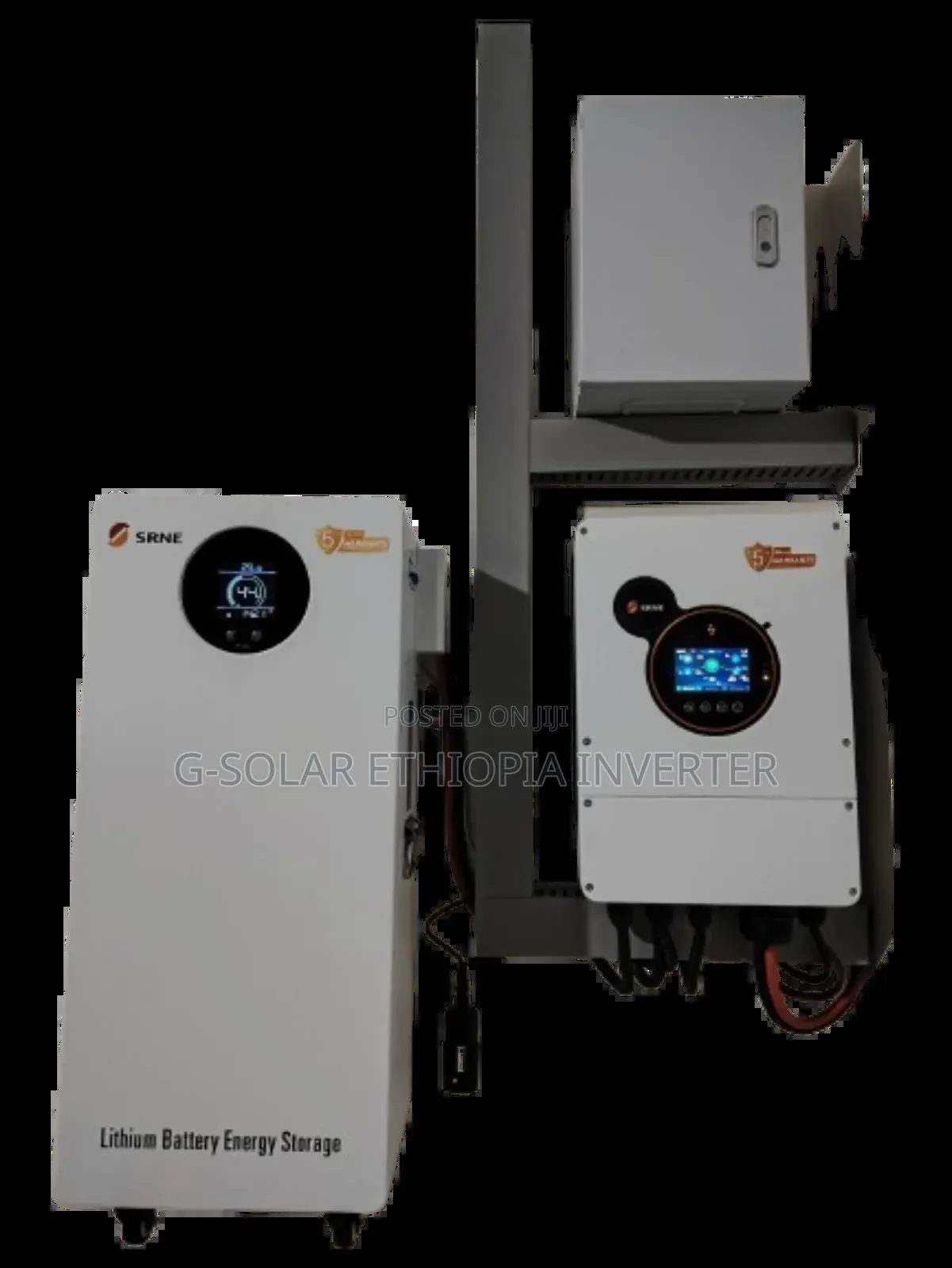 5kw Srne Inverter + 5.12kwh Lithium Battery + 4pcs 590w Mono Panel
