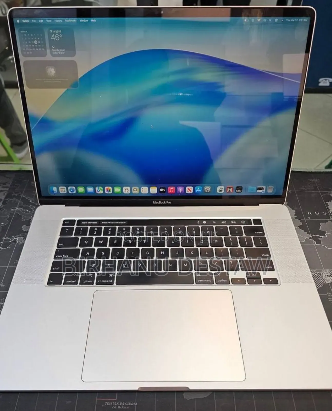 New Laptop Apple MacBook Pro 2019 16GB Intel Core i7 SSD 512GB