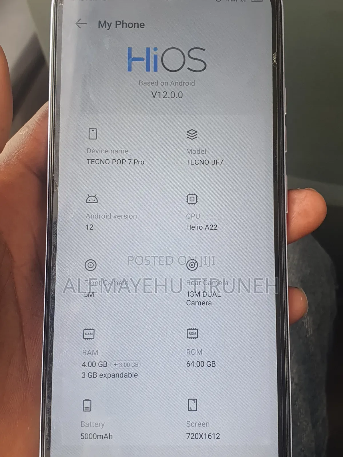 Tecno Pop 7 Pro 64 GB
