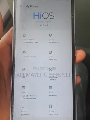Tecno Pop 7 Pro 64 GB