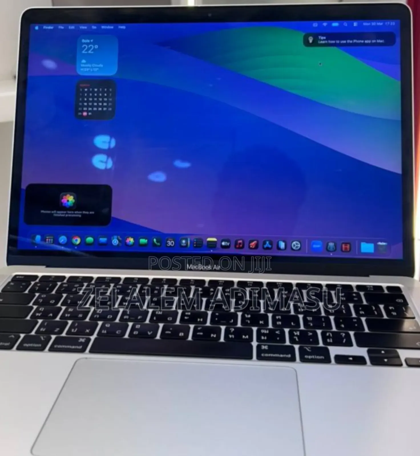 New Laptop Apple MacBook Air 2020 M1 8GB Apple M1 SSD 256GB
