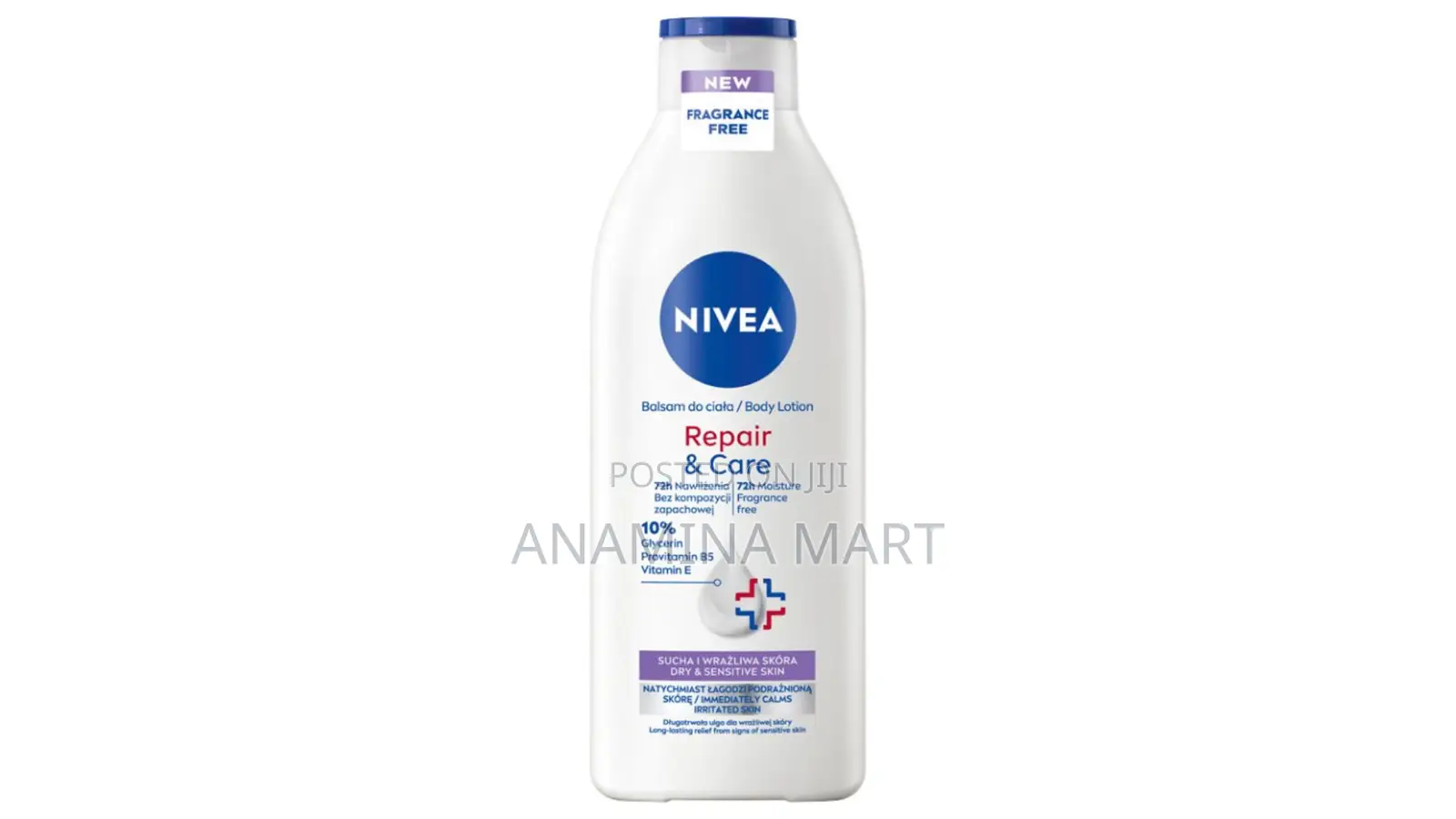 Nivea Repair Care Fragrance Free Body Lotion