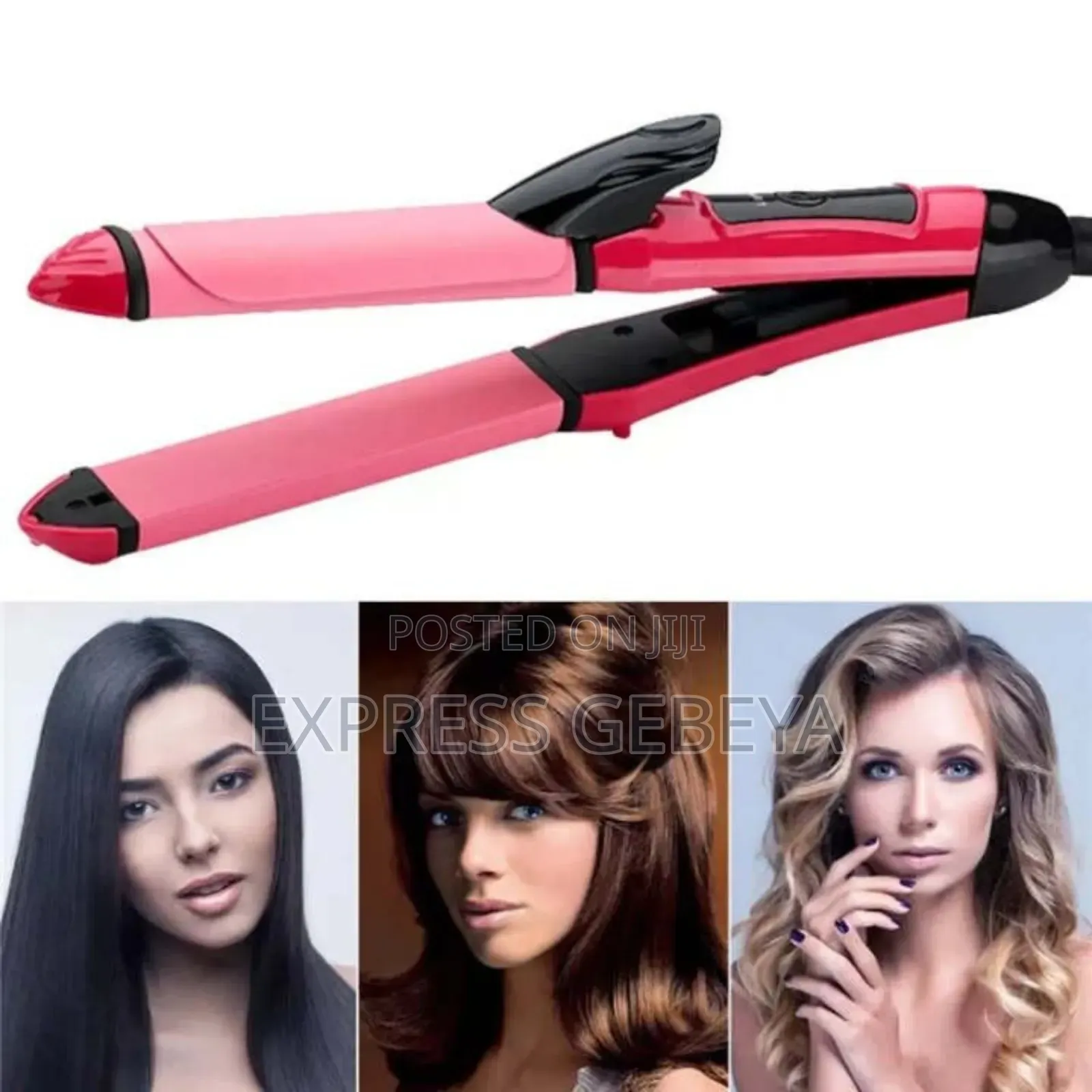 2in1 Hair Straightener Curler