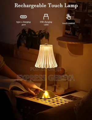 Crystal Table Lamp Rechargeable