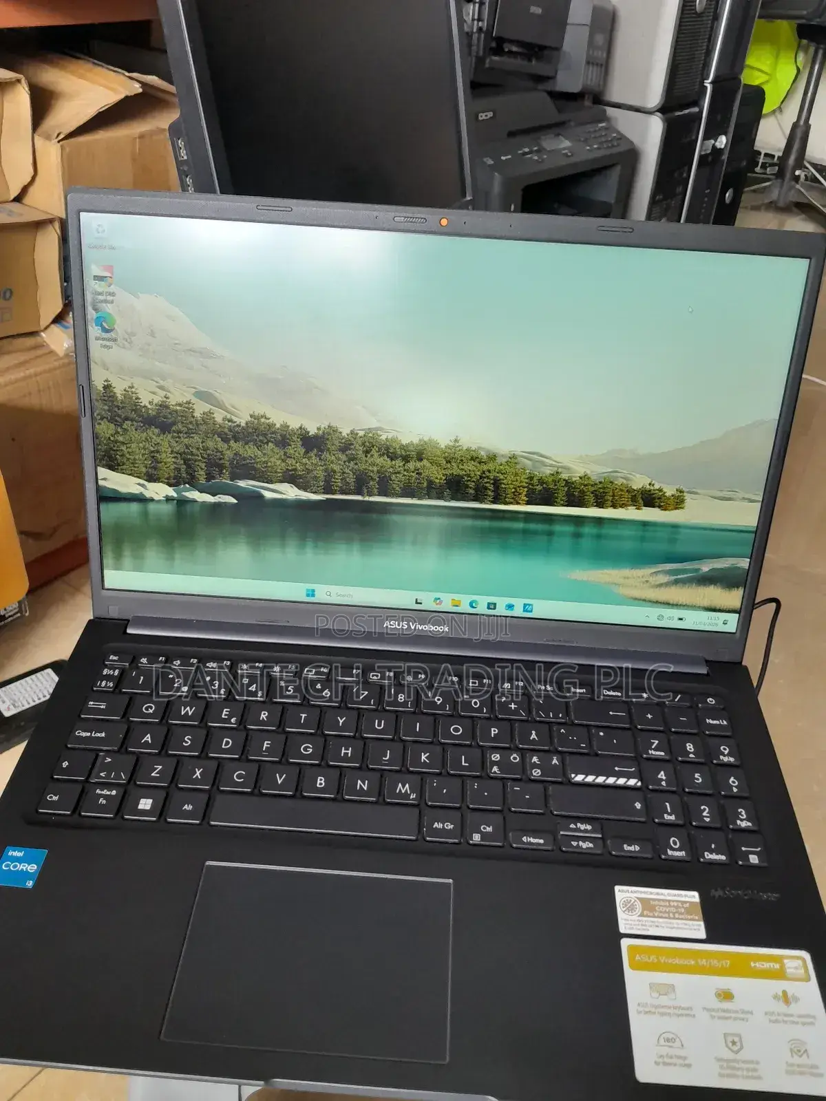 New Laptop Asus 8GB Intel Core i3 SSD 256GB