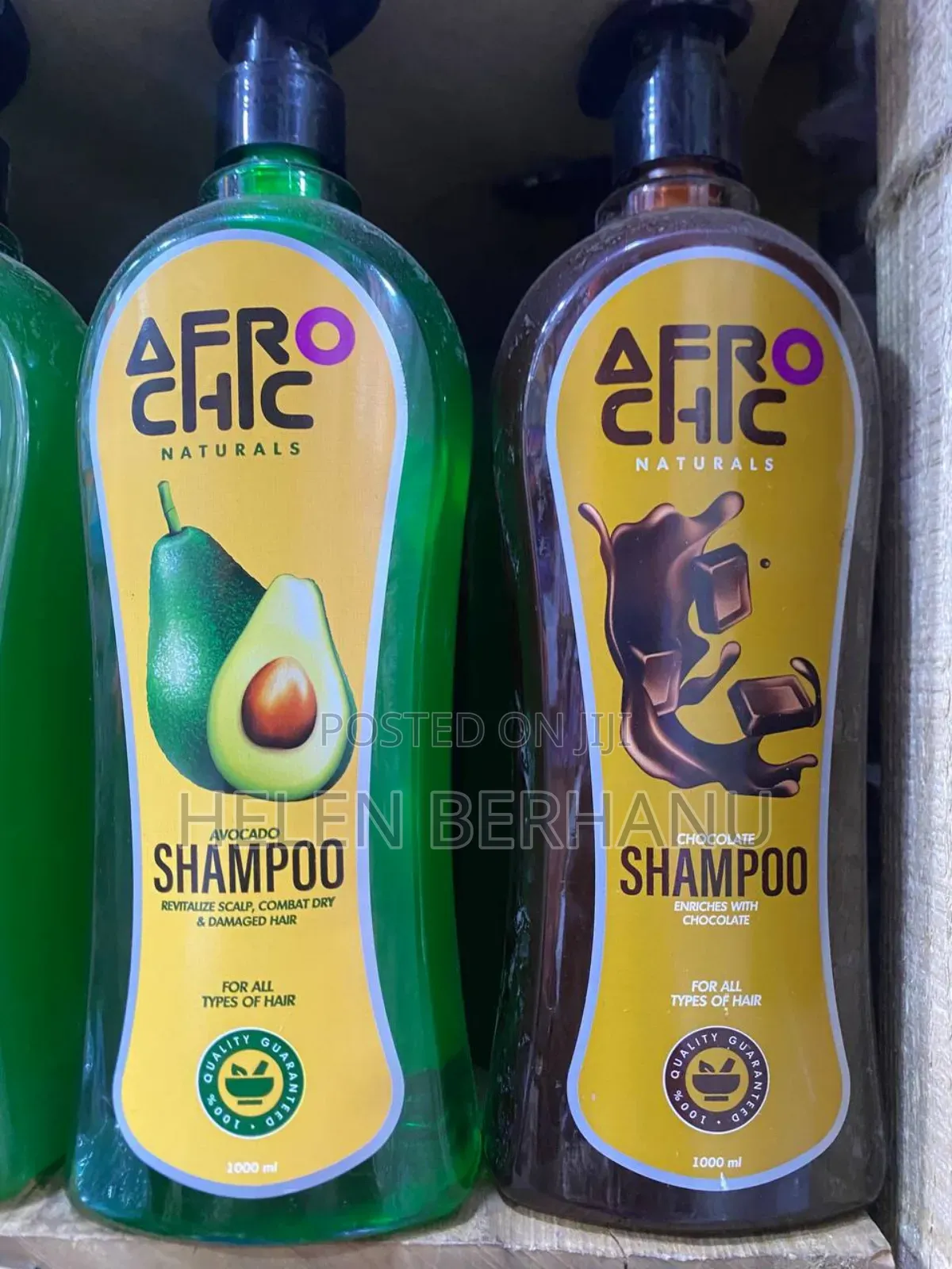 Afro Chic Naturals Avocado Shampoo – Revitalize Repair (1000ml)
