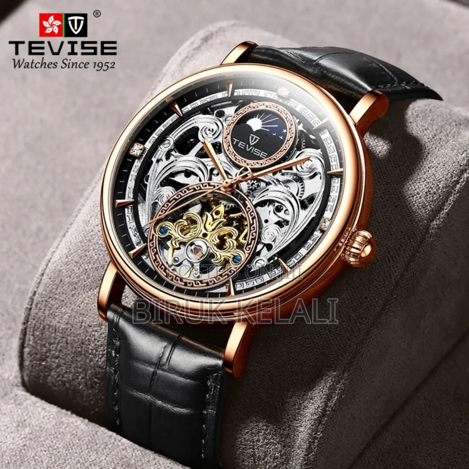 Full Skeleton Tevise Watches Available in Stock