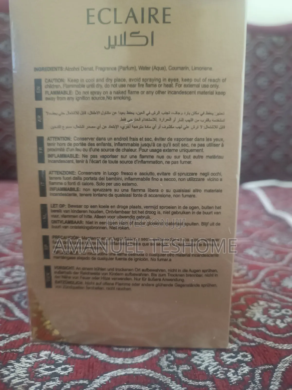 Eclaire Lattafa Perfume Eau De Parfum.