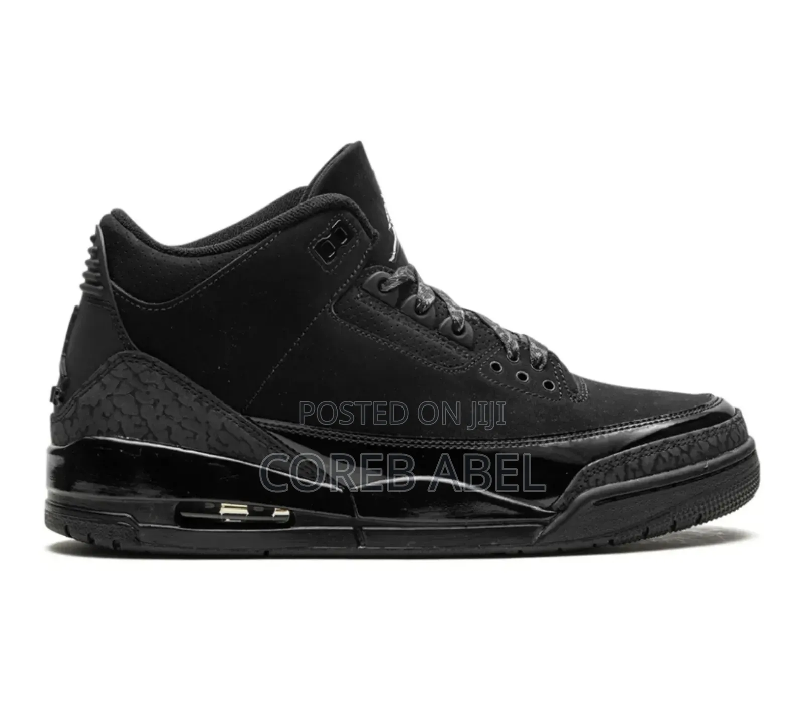 Jordan 3 Black Cut