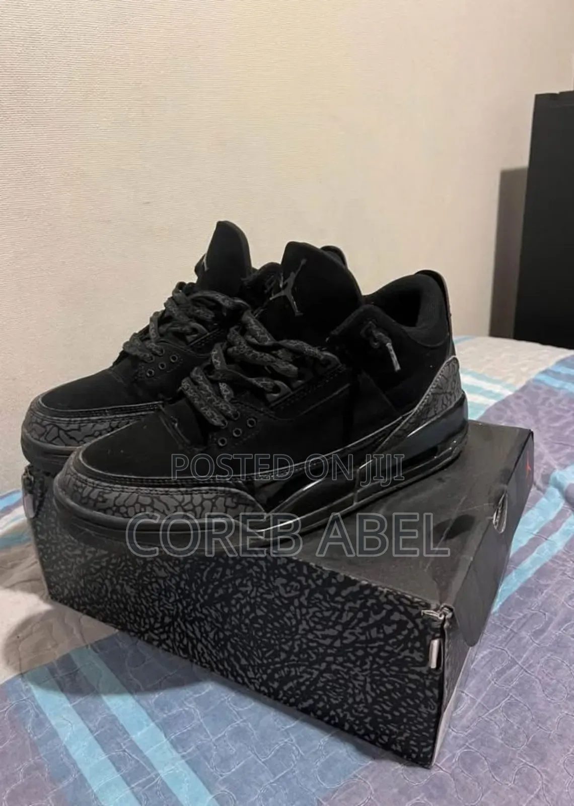 Jordan 3 Black Cut