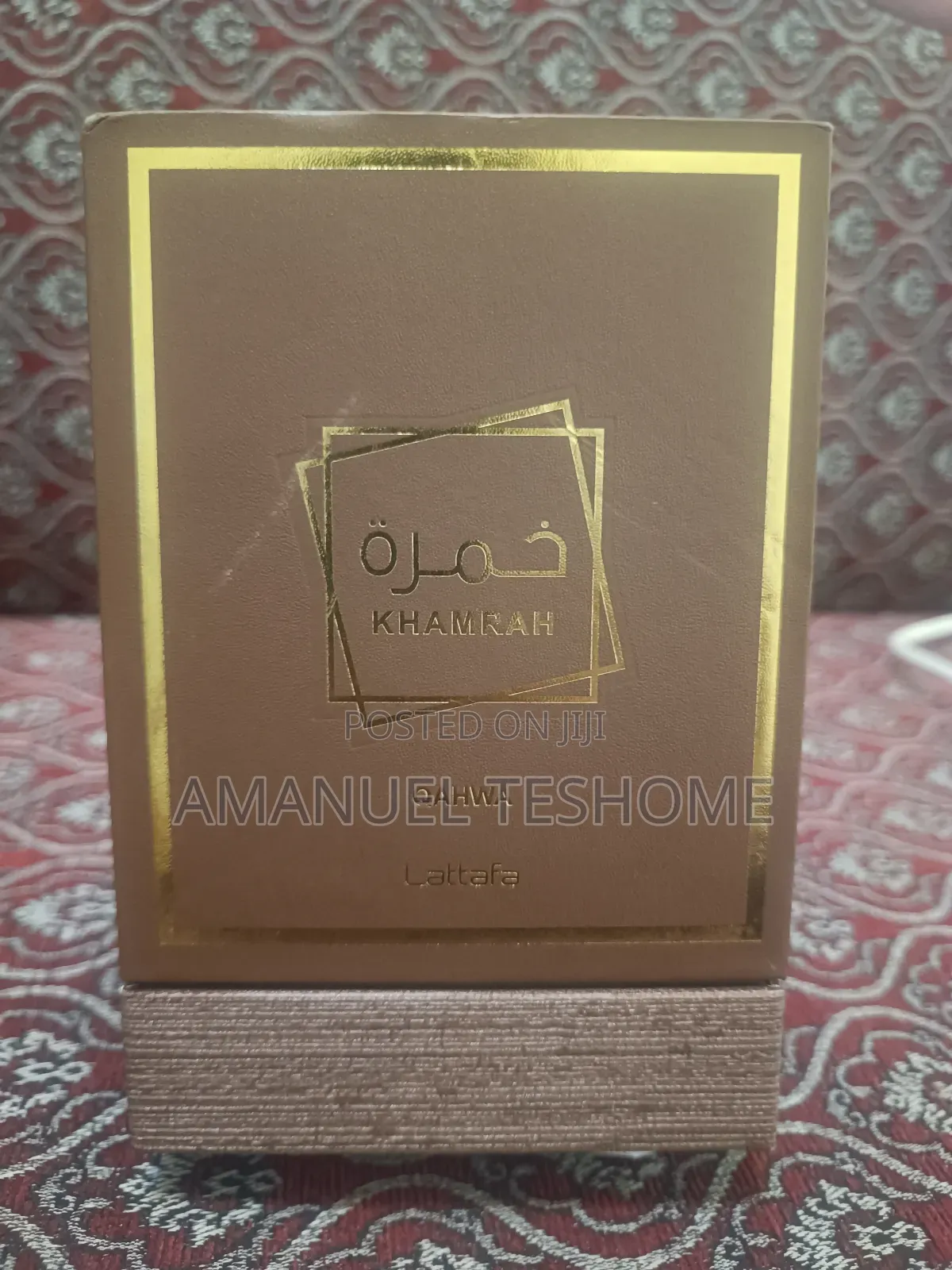 Khamrah Lattafa Qahwa Eau De Parfum 100 Mo