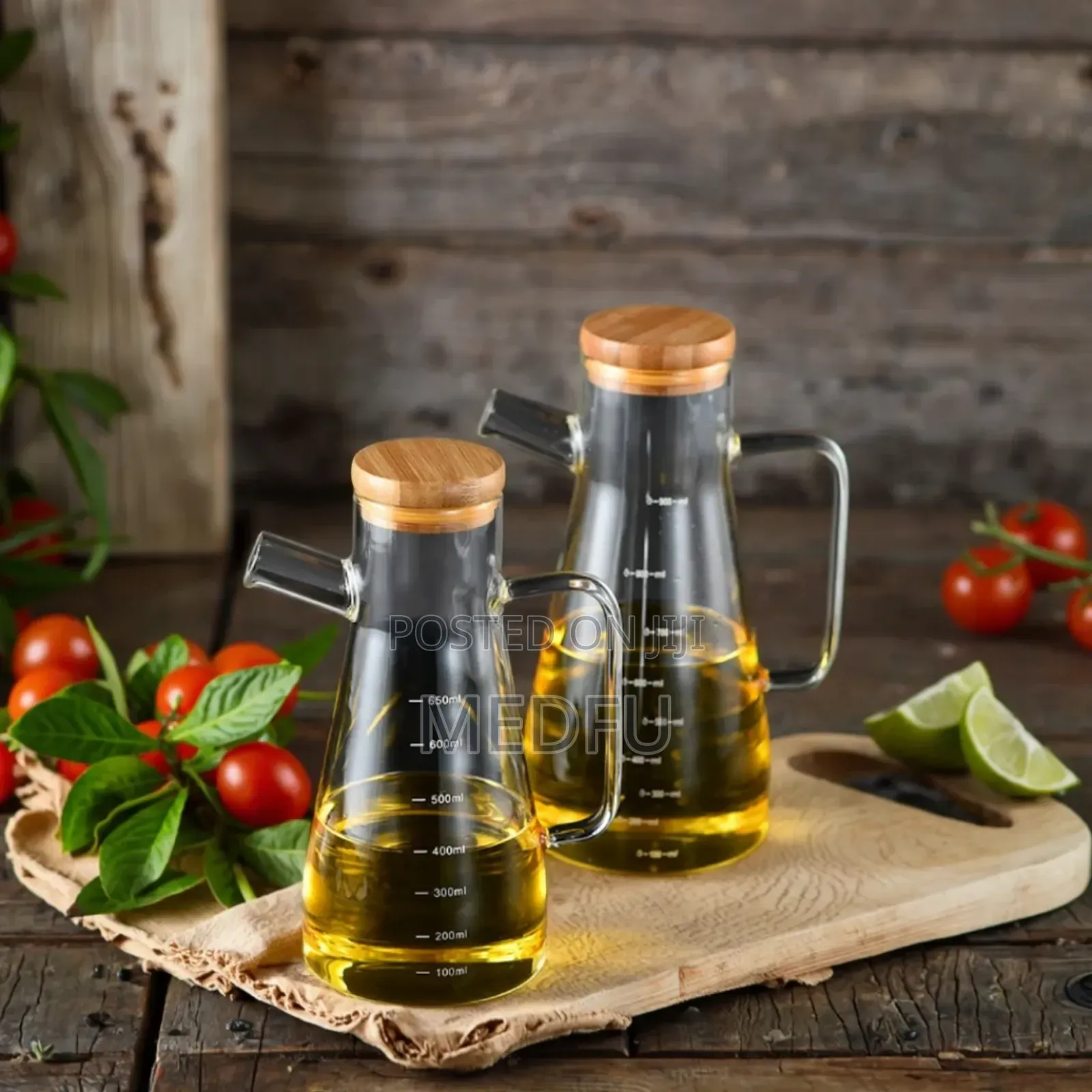 Glass Oil Dispenser Bottle