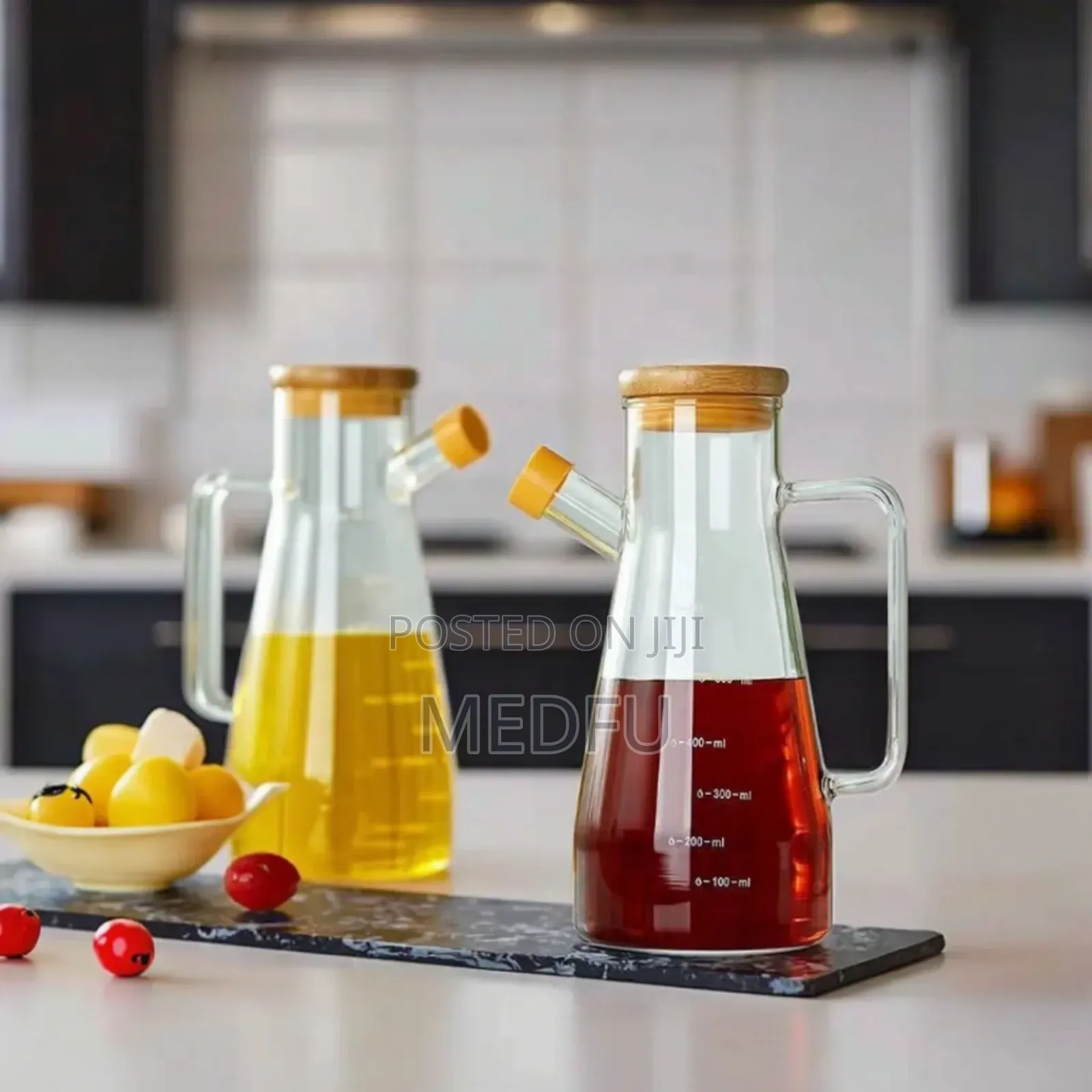 Glass Oil Dispenser Bottle
