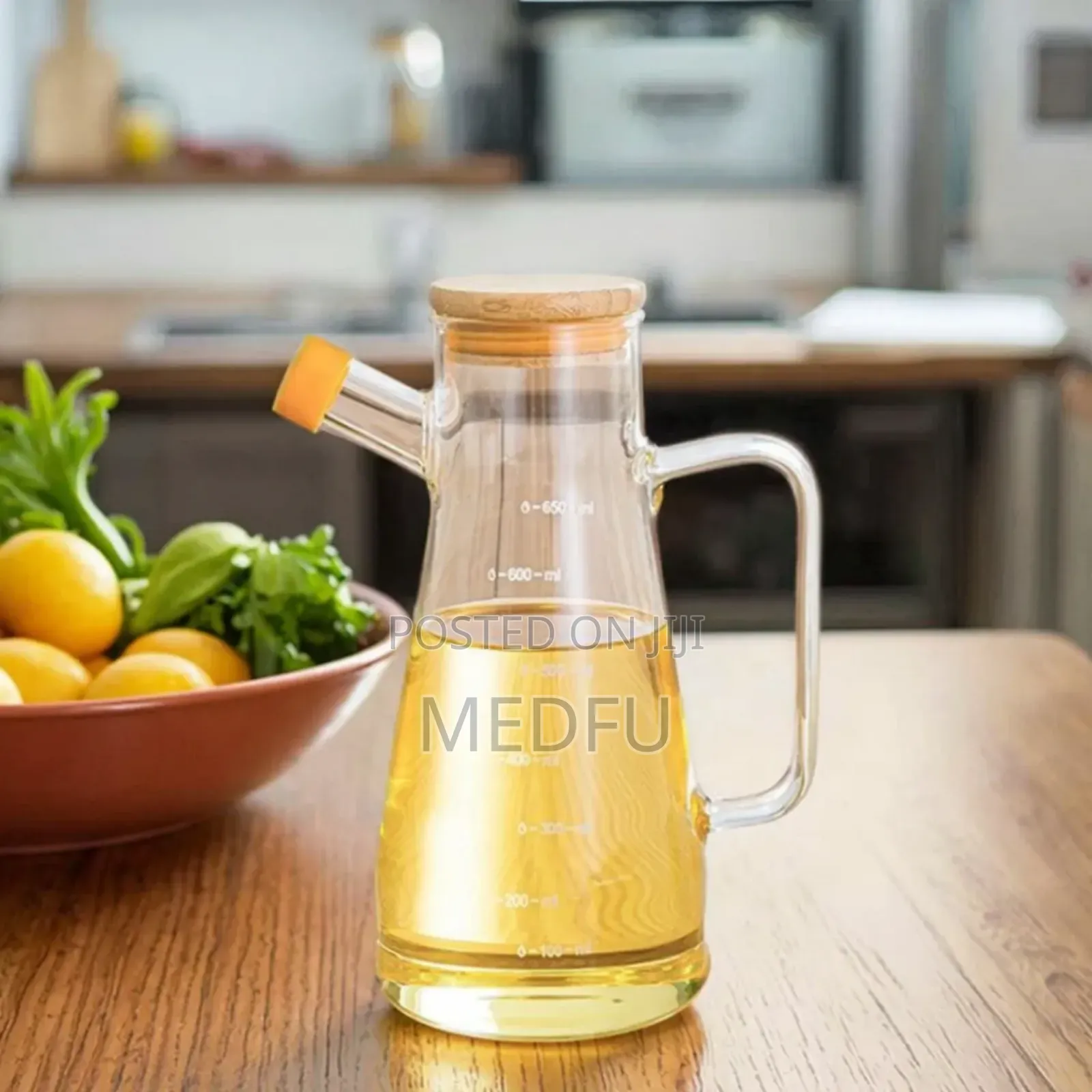 Glass Oil Dispenser Bottle