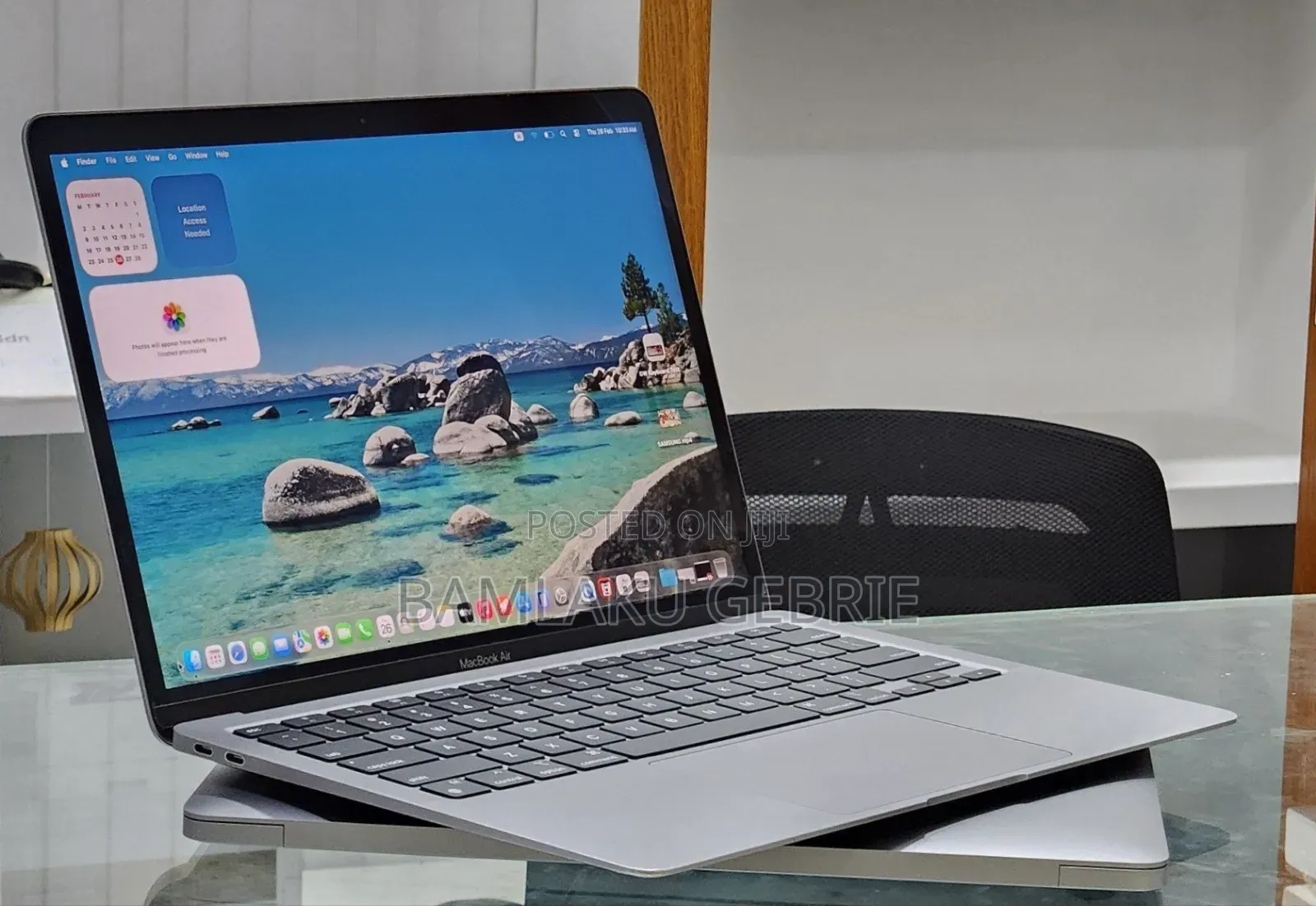 New Laptop Apple MacBook Air 2020 M1 8GB Apple M1 SSD 256GB
