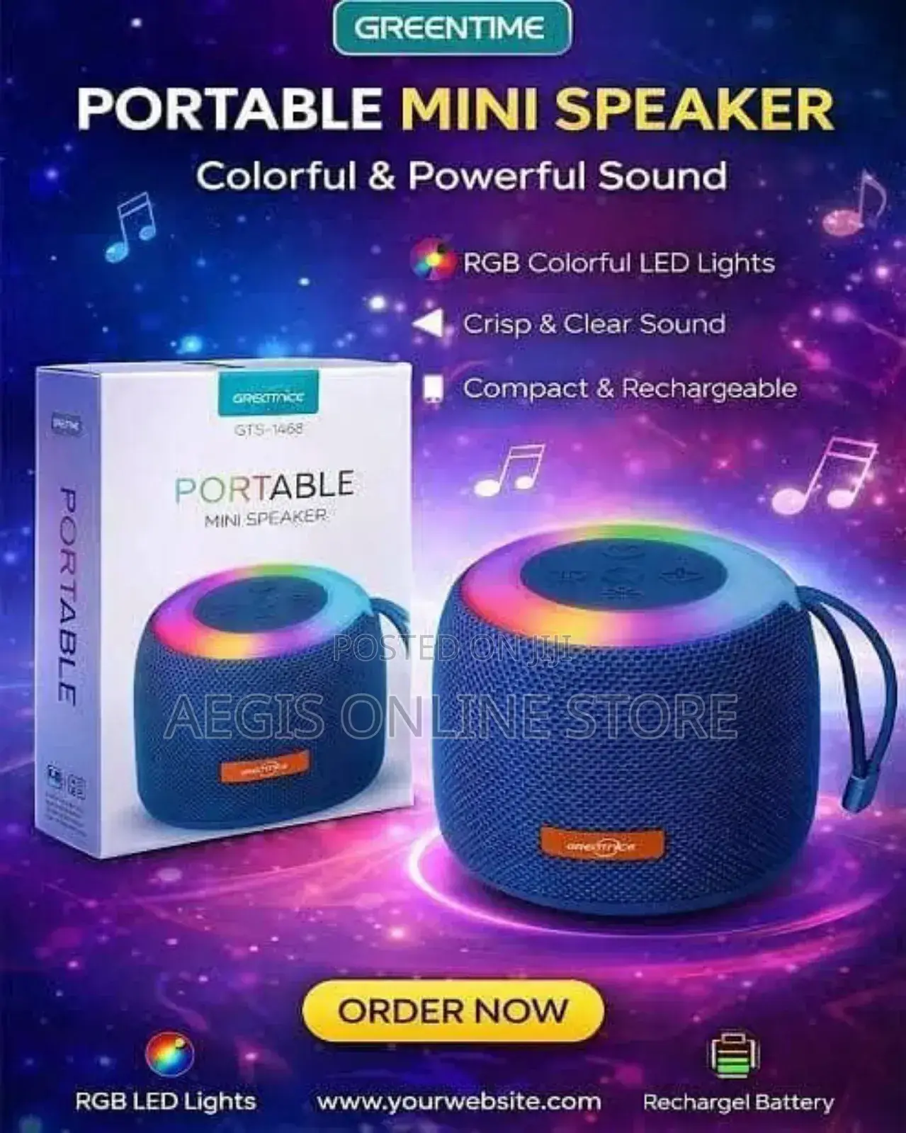 Greatnice GTS-160 Portable Bluetooth Speaker