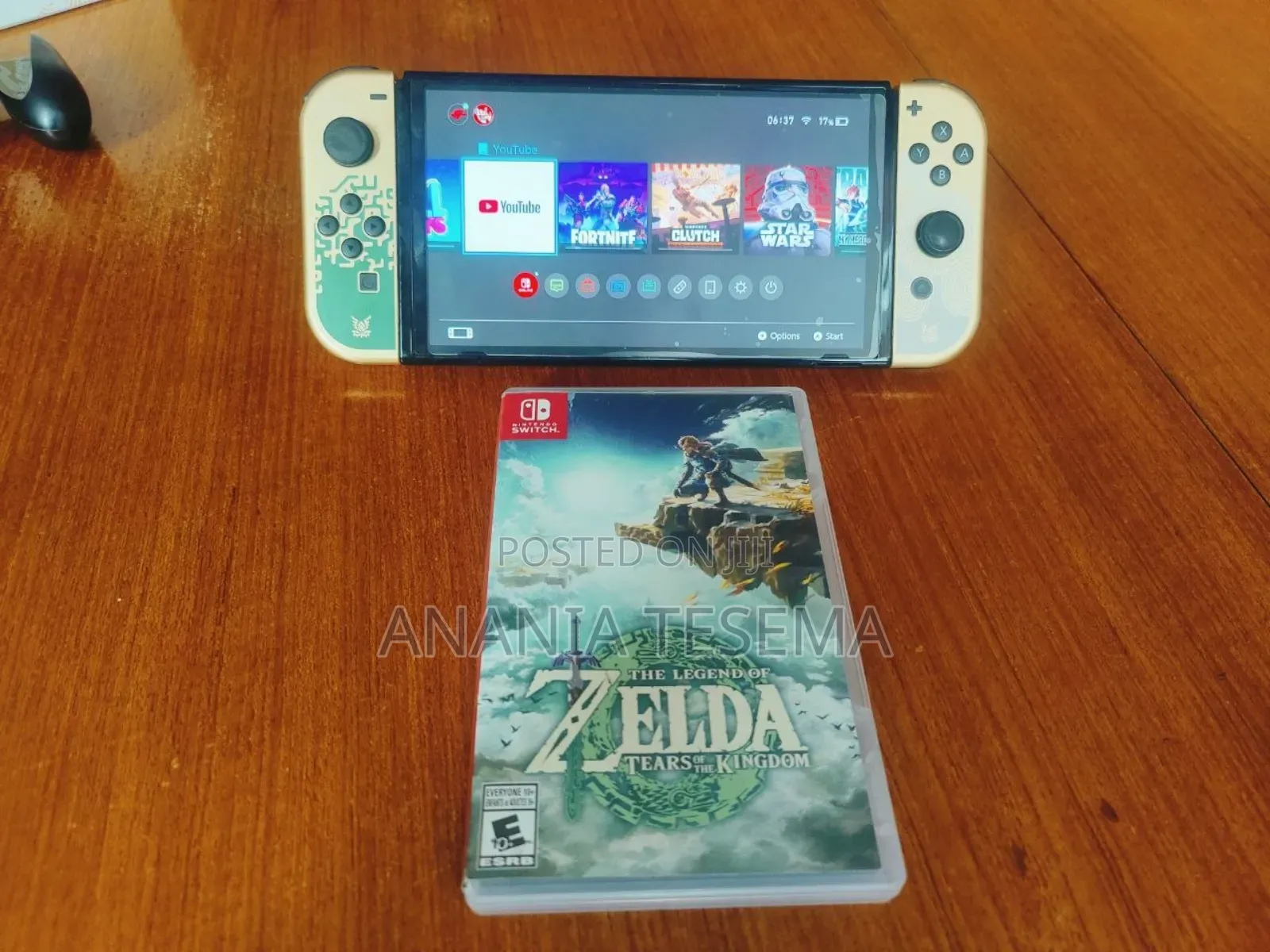 Nintendo Switch Oled Legends Of Zelda Tears Of The Kingdom Edition