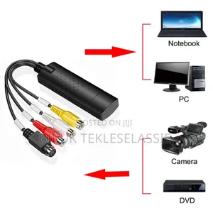 Usb 2.0 to Rca Video Capture Converter for Tv DVD VHS Capture Device