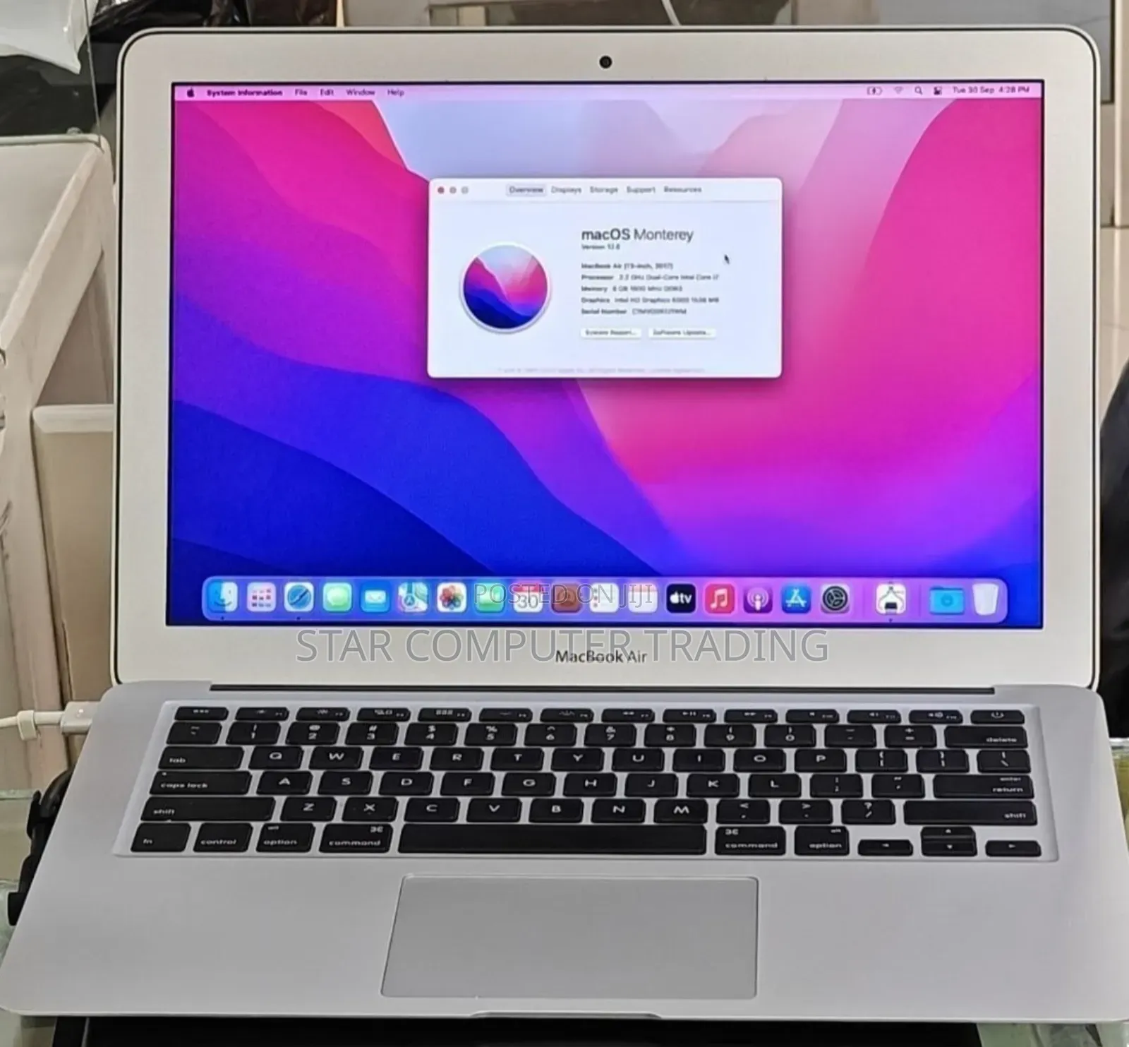 New Laptop Apple MacBook Air 2017 8GB Intel Core i5 SSD 512GB