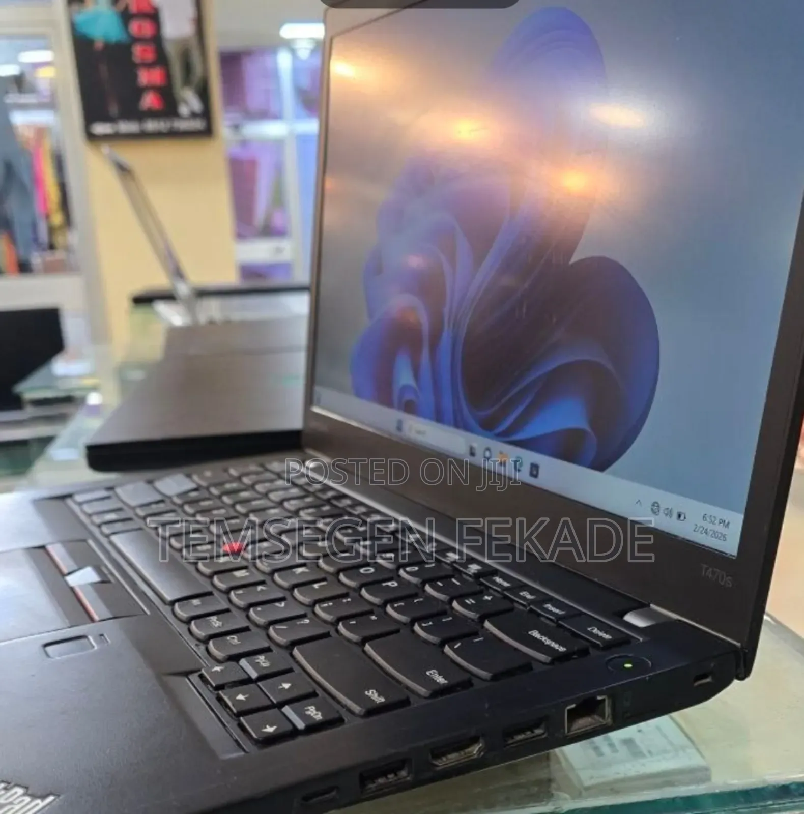 New Laptop Lenovo ThinkPad T470s 8GB Intel Core i5 SSD 256GB