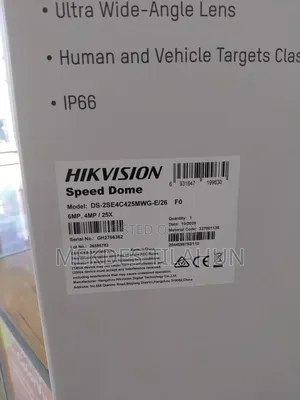 Hikvision Tandemvu 6mp PTZ 100ir Camera