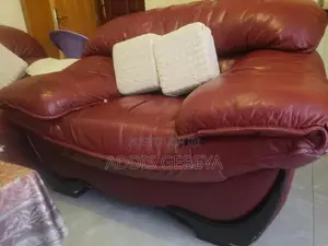 7seater Leather Sofa Pure Leather Slightly Used