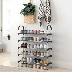 6-Layer Stainless Steel Shoes Rack