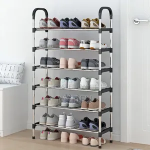 6-Layer Stainless Steel Shoes Rack