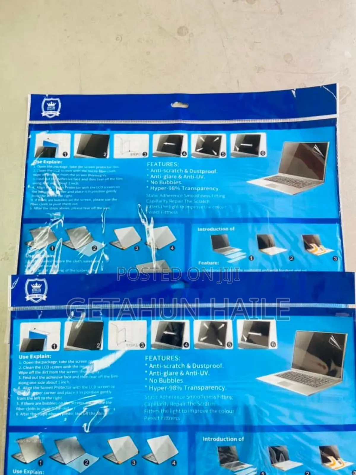 5 in 1 Laptop Skin Pack (Laptop Safety Sticker)