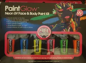 Paint Glow Neon Uv Face Body Paint Kit