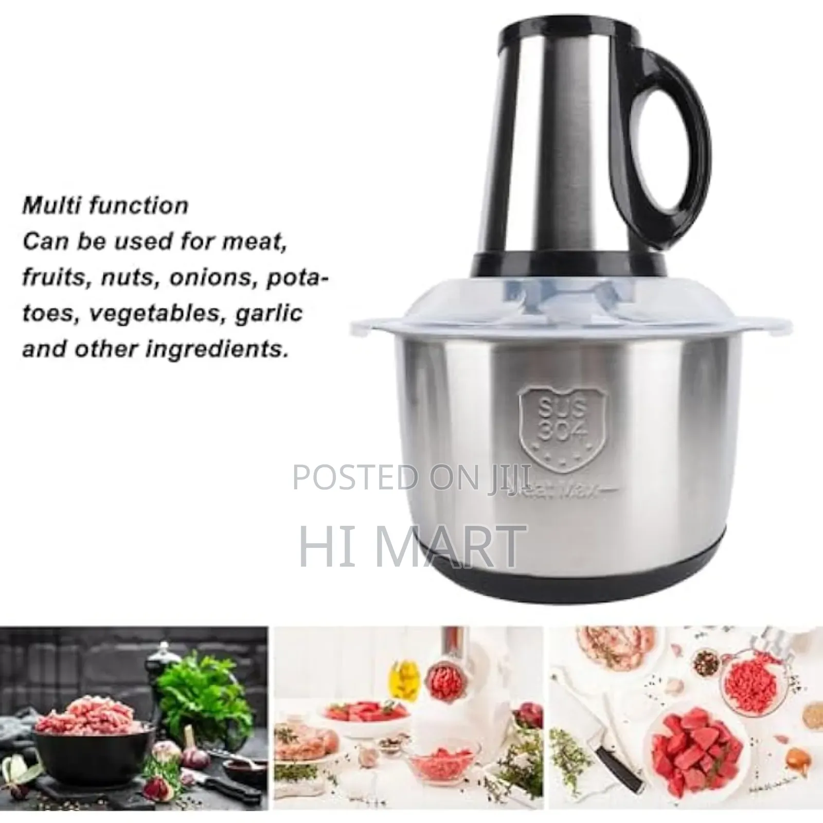 Electric Food Chopper and Meat Grinder