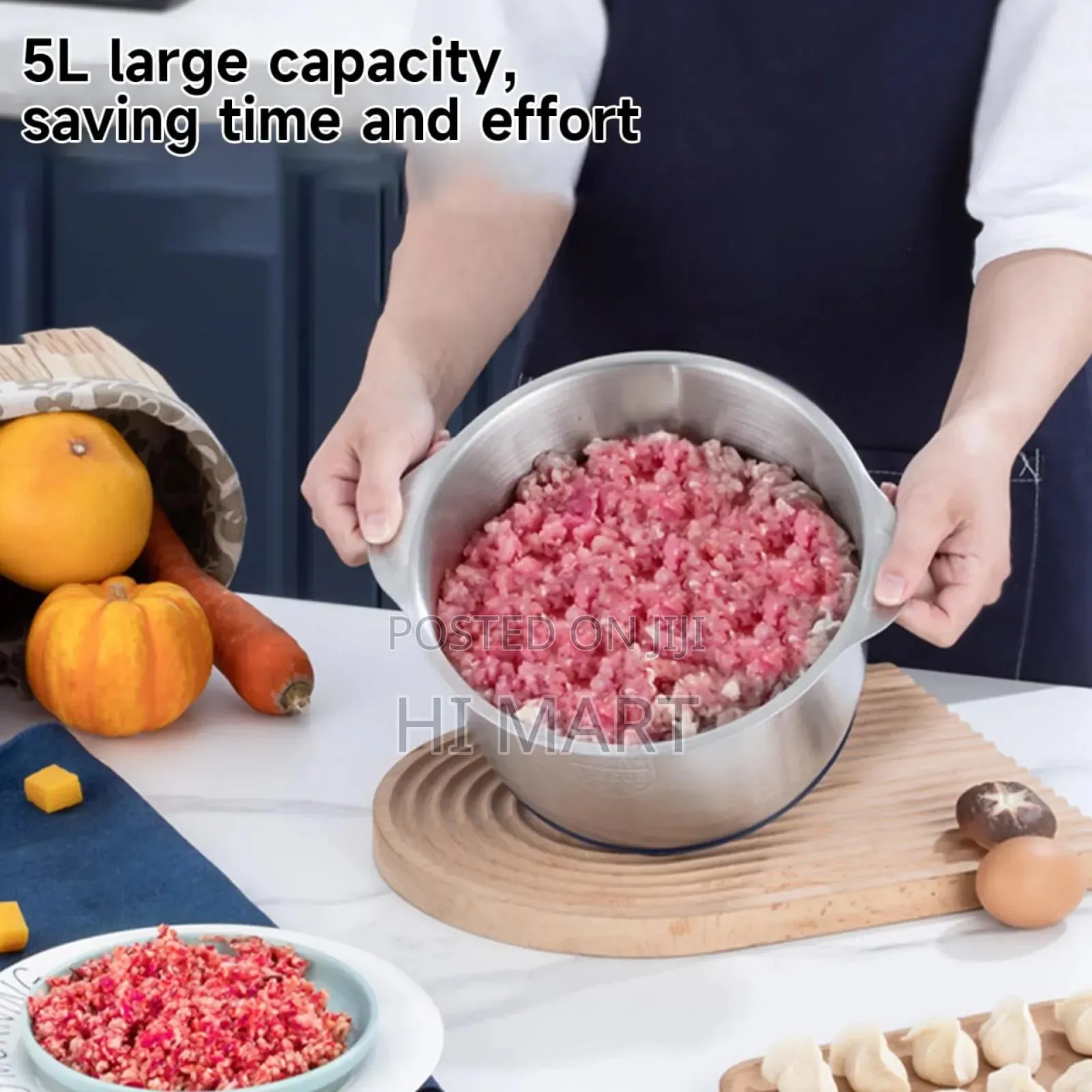 Electric Food Chopper and Meat Grinder