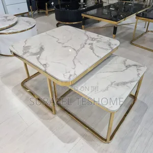 የተለዩ ኮፊ ቴብሎች - 3 Set Coffee Tables - ኢፖክሲ ጠረጴዛዎች