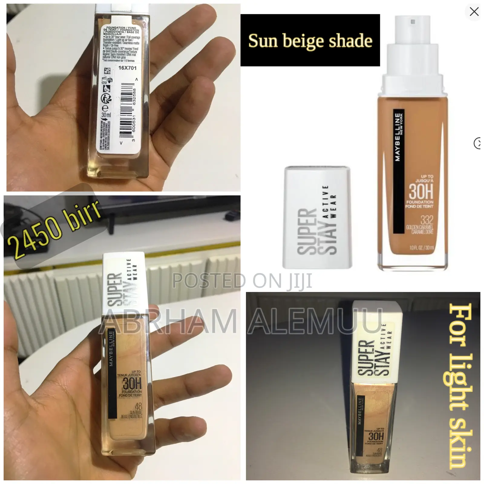 Superstay Maybelline Foundation 30hr