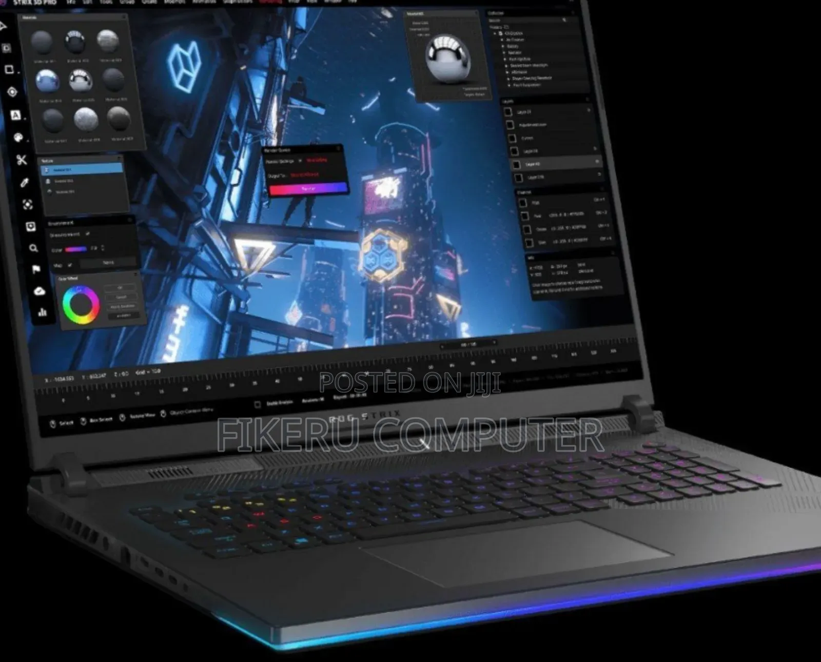 New Laptop Asus ROG Strix G16 G614 32GB Intel Core i9 SSD 1T