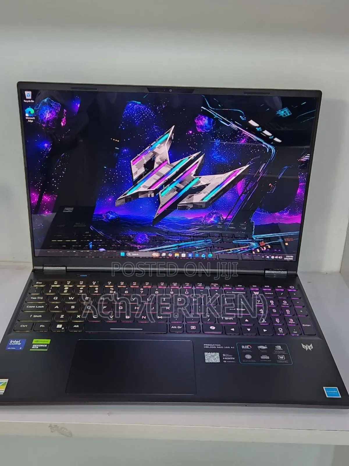 New Laptop Acer Predator Helios Neo 16 32GB Intel Core Ultra 9 SSD 1T