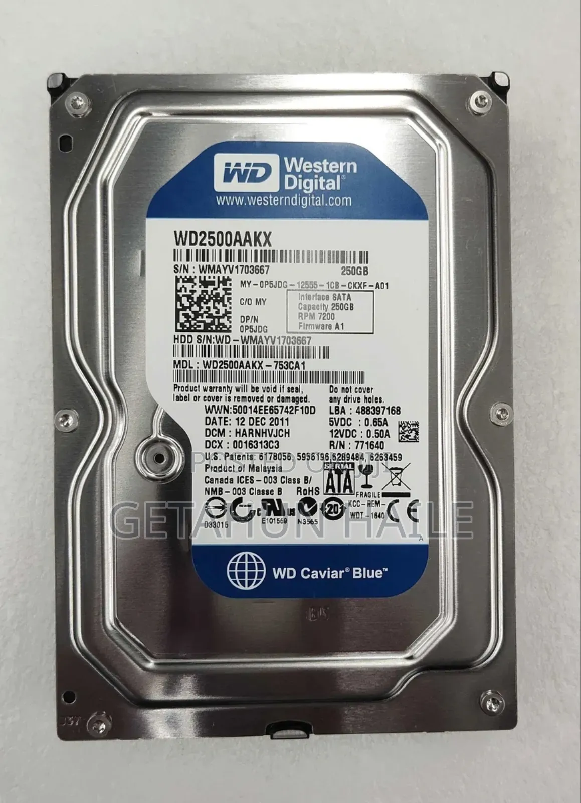 Wd 256gb Desktop Hard Disk (Nvr DVR Hard Disk)