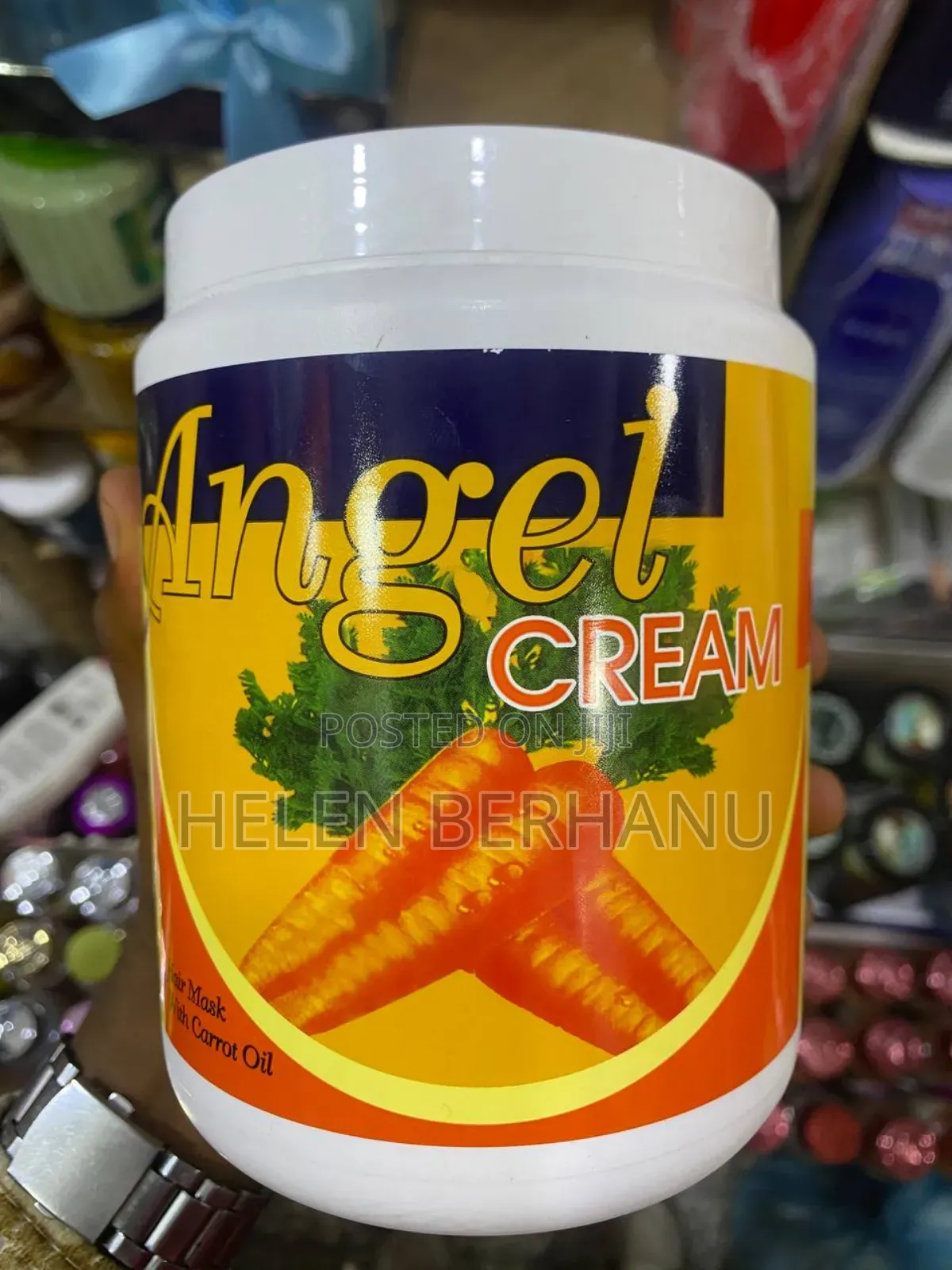 Angel Cream Hair Mask With Garlic Oil – Strength Repair (500ml)