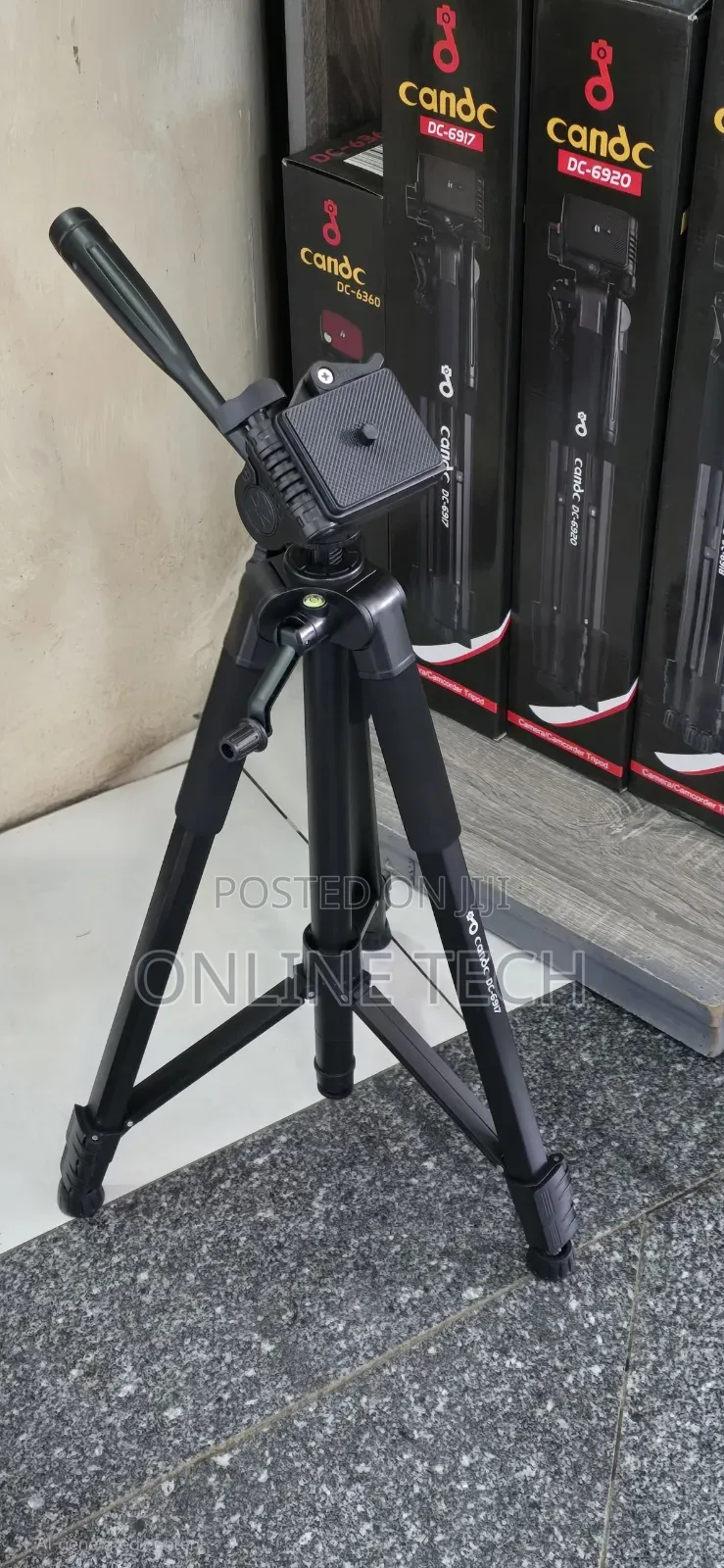 Candc Dc Portable Tripod With Mobile Holder for Camera and Smartphone